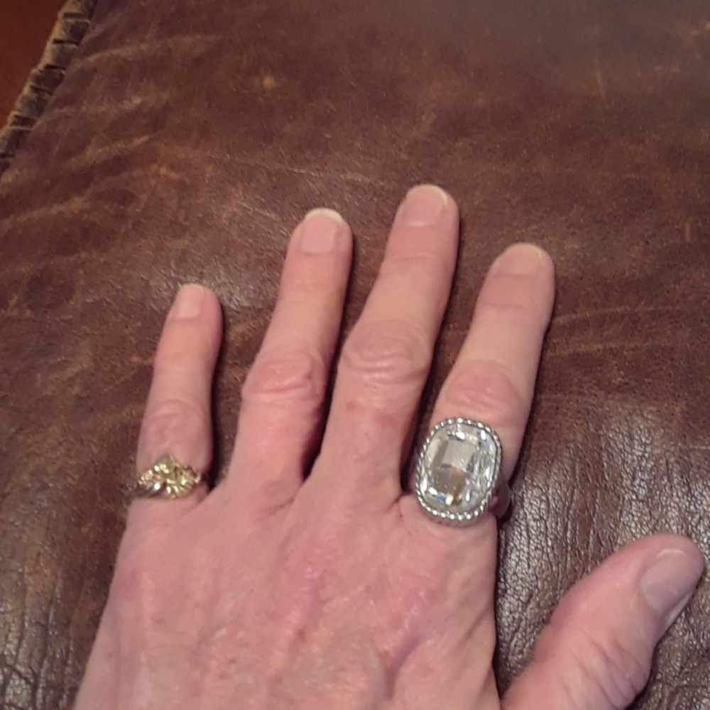 Touchstone Swarovski Crystal Ring - image 3